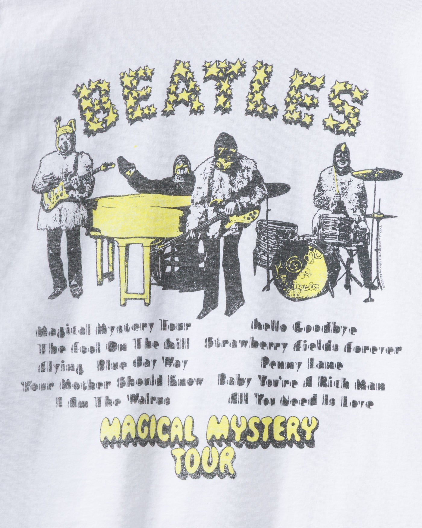 The Beatles Magical Mystery Tour Flea Market Tee – Junk Food Clothing