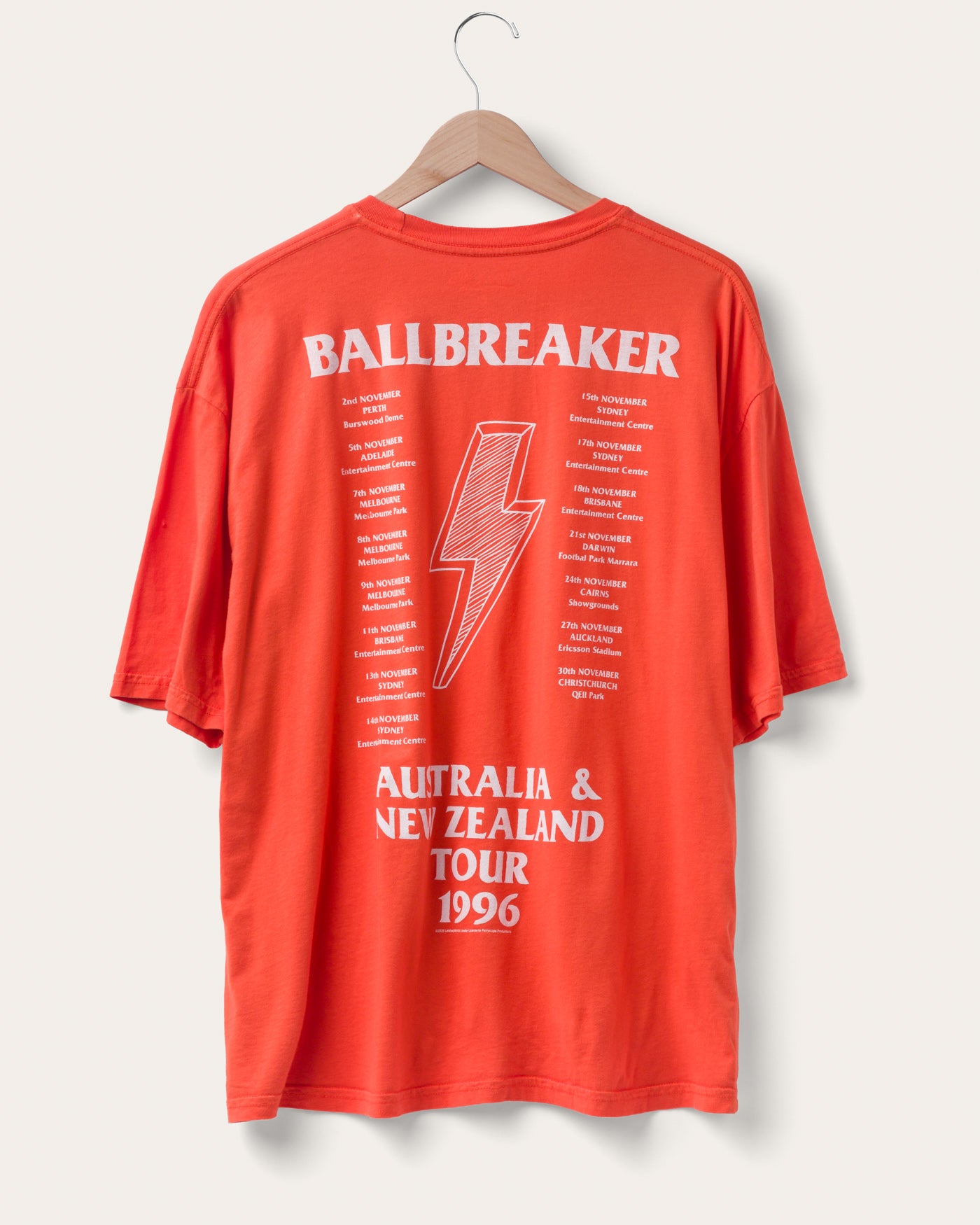 AC/DC Ballbreaker Tour Oversized Tee – Junk Food Clothing