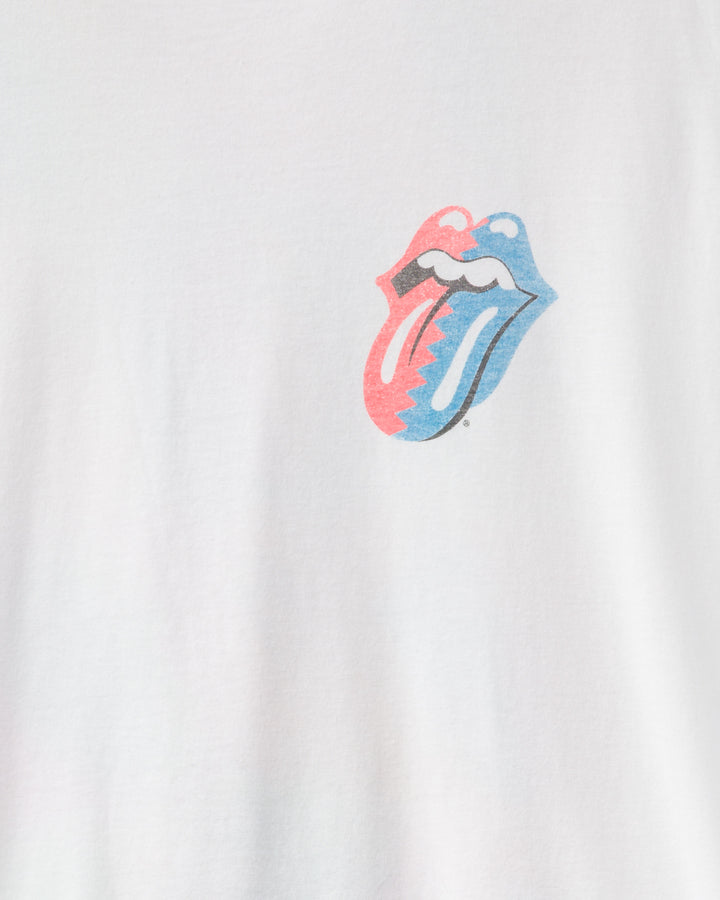 The Rolling Stones Checkered Hot Lips Oversized Tee