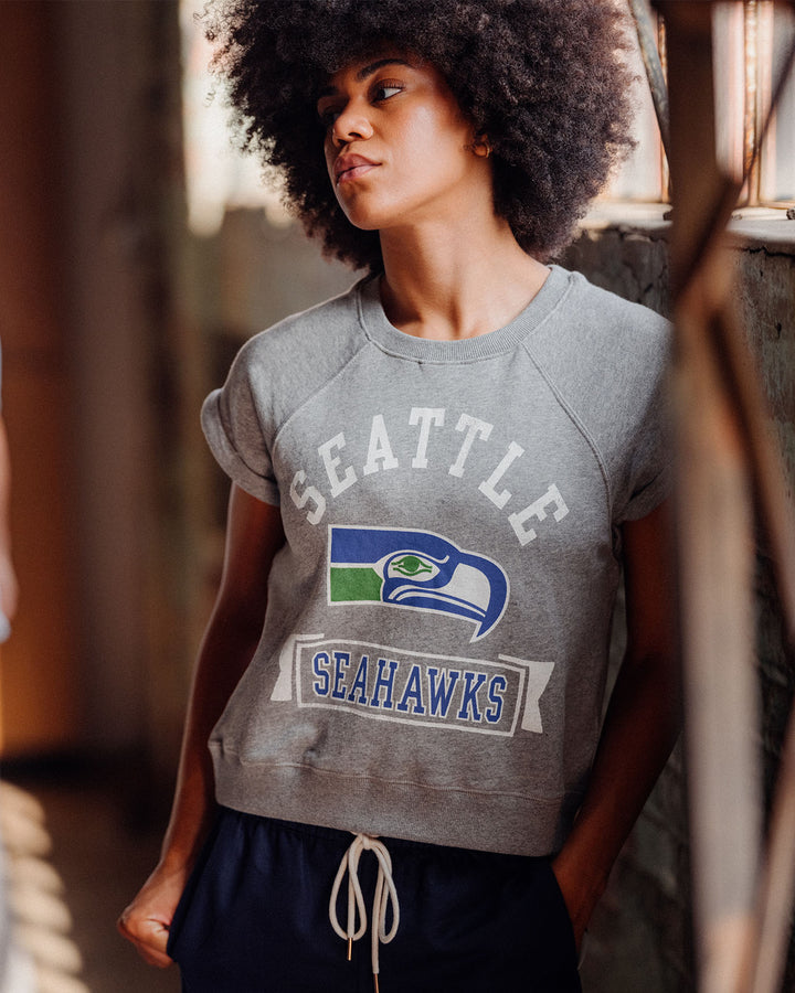 Women's Seattle Seahawks Raglan Fleece Tank