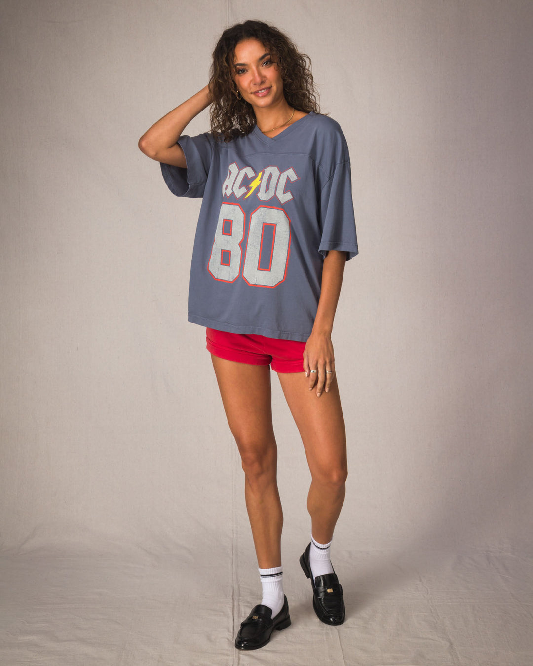AC/DC Back in Black Tour '80 Hockey Tee