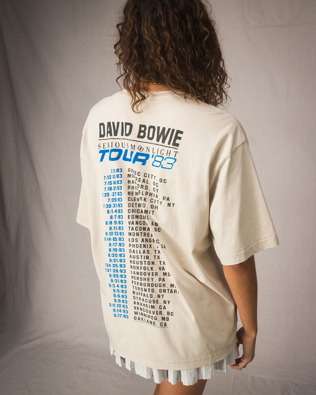 David Bowie &#39;83 Hockey Tee