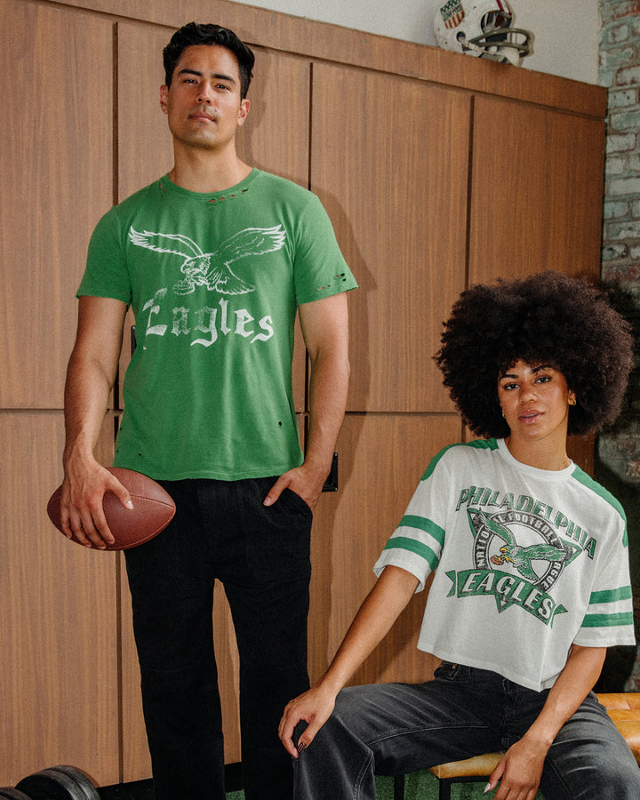 Philadelphia Eagles Fly Vintage Destroy Tee