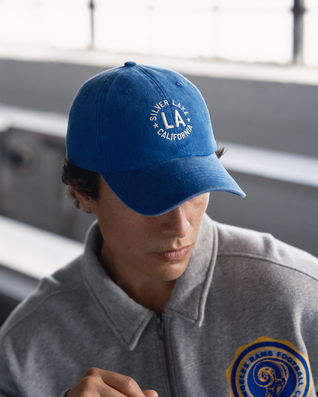 Los Angeles Rams Flocked Quarter Zip