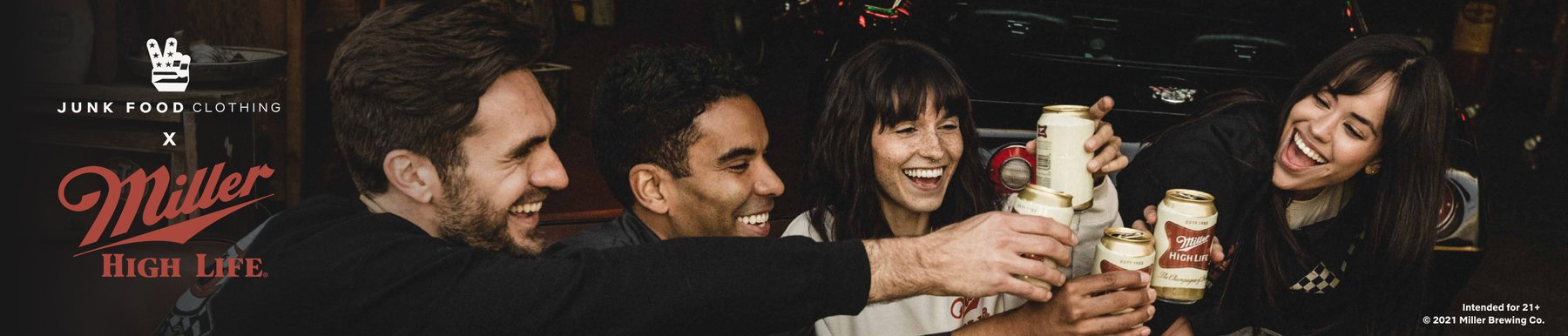 Junk Food Clothing x Miller high life