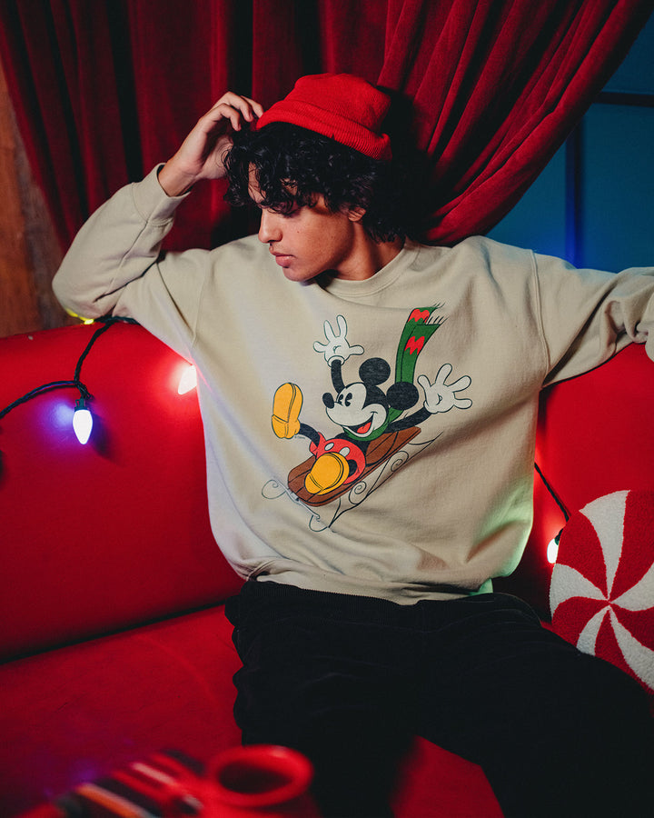 Mickey Sledding Flea Market Fleece