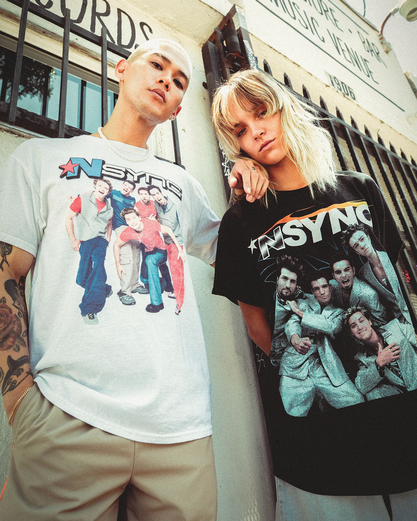 【90s USA製 XL】NSYNC ツアーTシャツ 1999 NSYNC 1999 US Tour Flea Market Tee – Junk Food Clothing