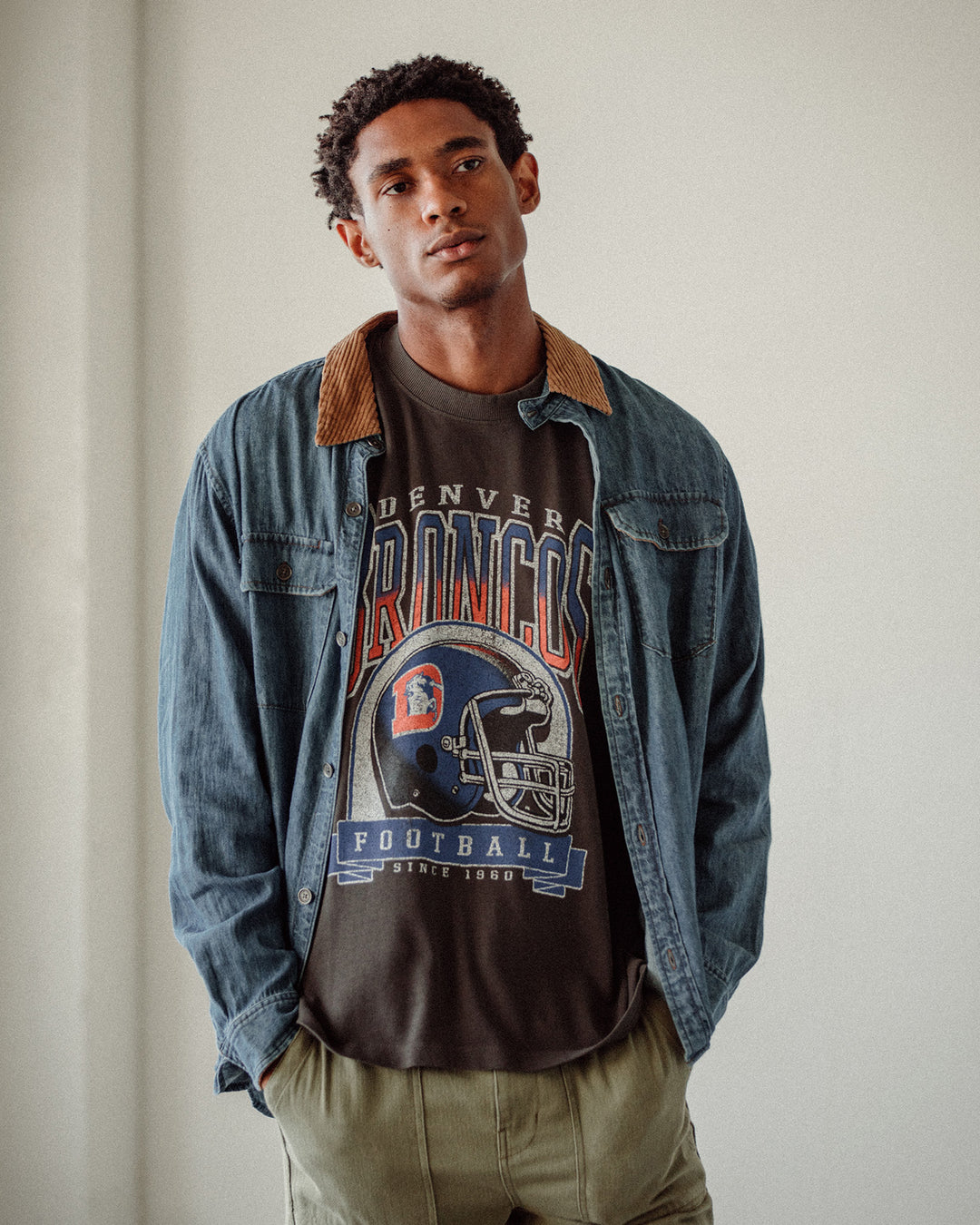 Seattle Seahawks Varsity Heavy Weight Tee