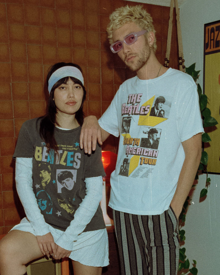 The Beatles North American Tour 3D Boxes Vintage Tee