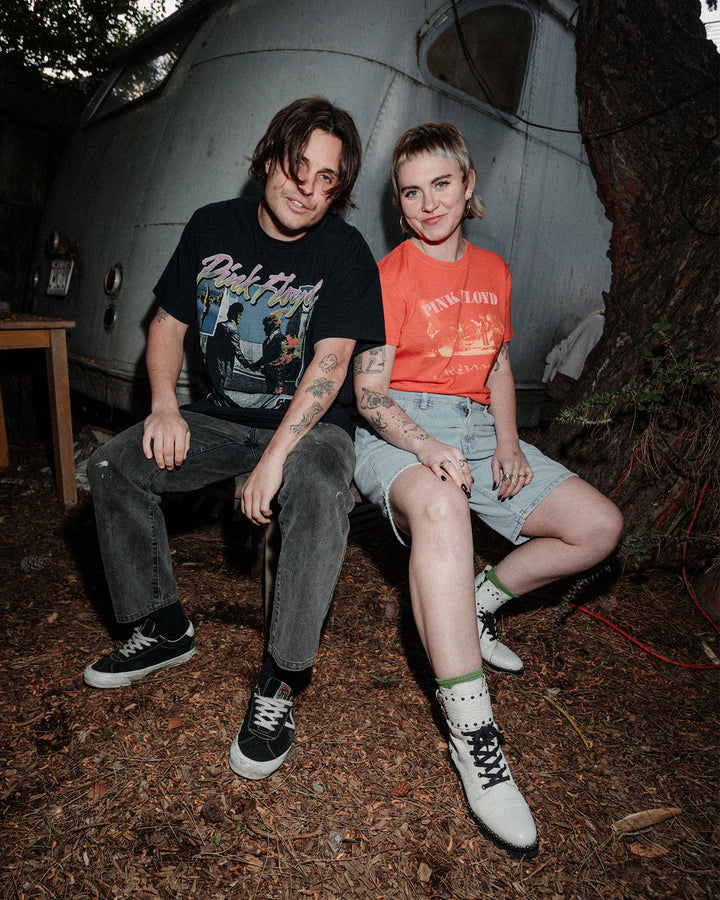 Women's Pink Floyd On Stage Vintage Tee