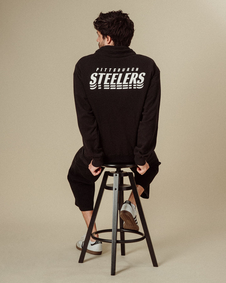 Pittsburgh Steelers Mock Button Up Fleece