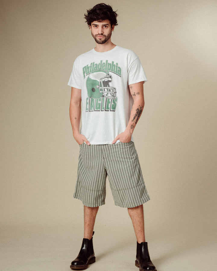 Philadelphia Eagles Throwback Helmet Flea Market Tee