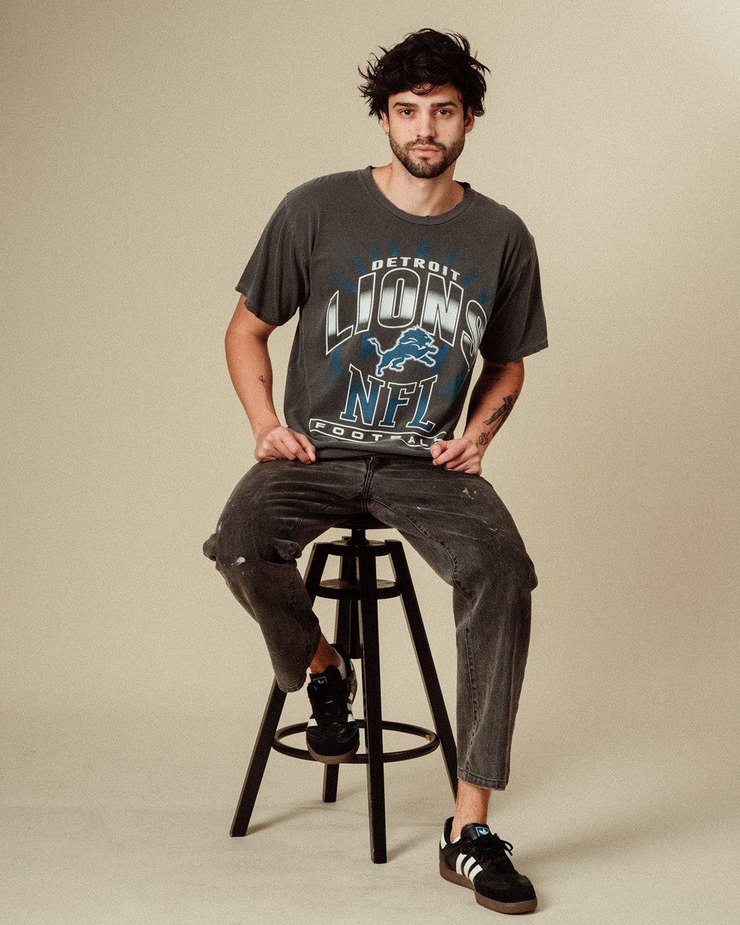 Detroit Lions Chrome Flea Market Tee