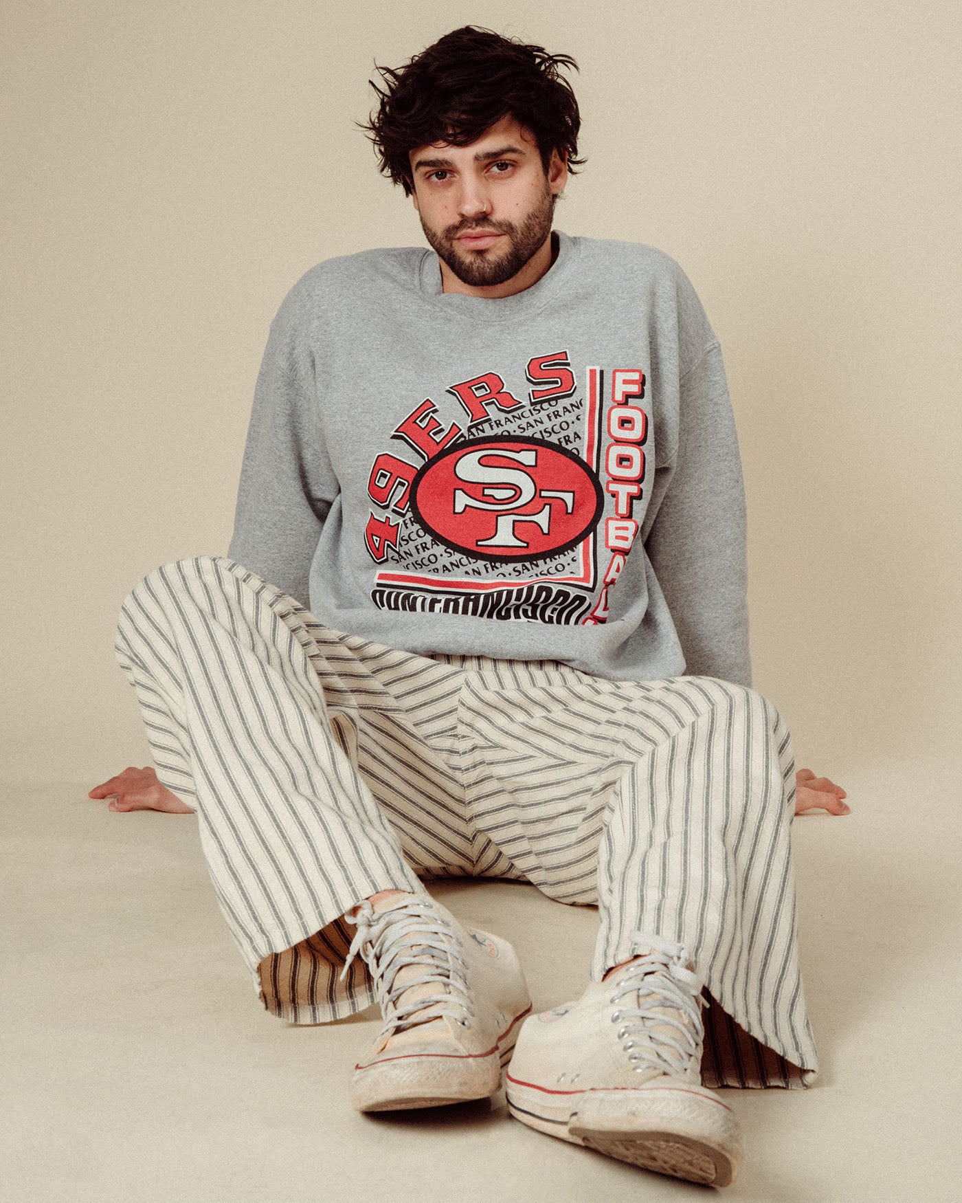 San Francisco 49ers Backfield Crew Fleece – Junk Food Clothing