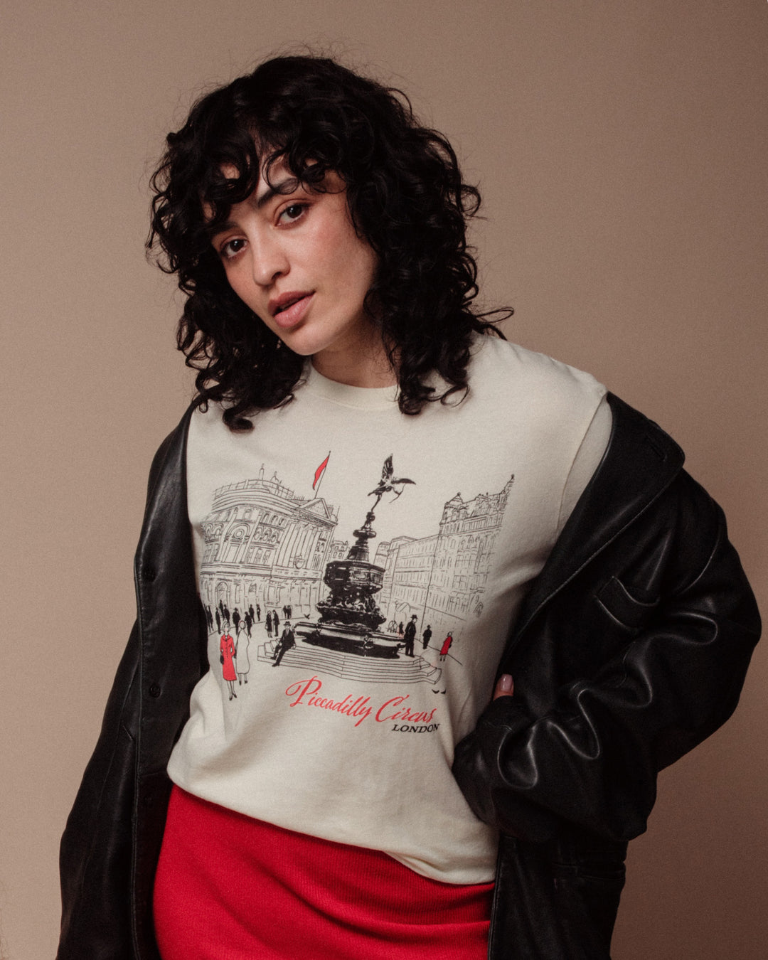Women's Piccadelly Circus London Vintage Tee