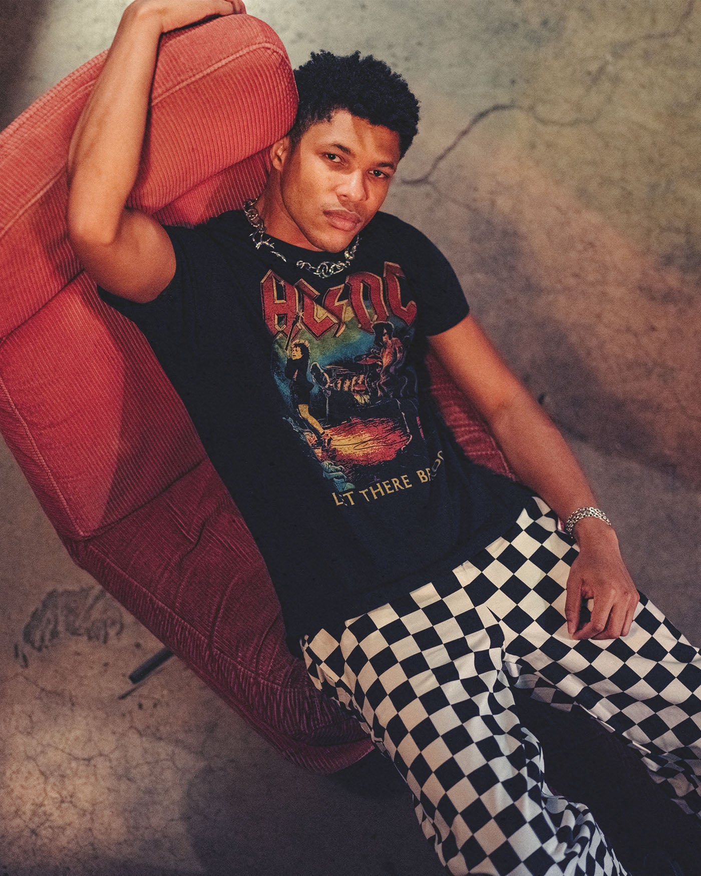 AC/DC Let There Be Rock Flea Market Tee – Junk Food Clothing