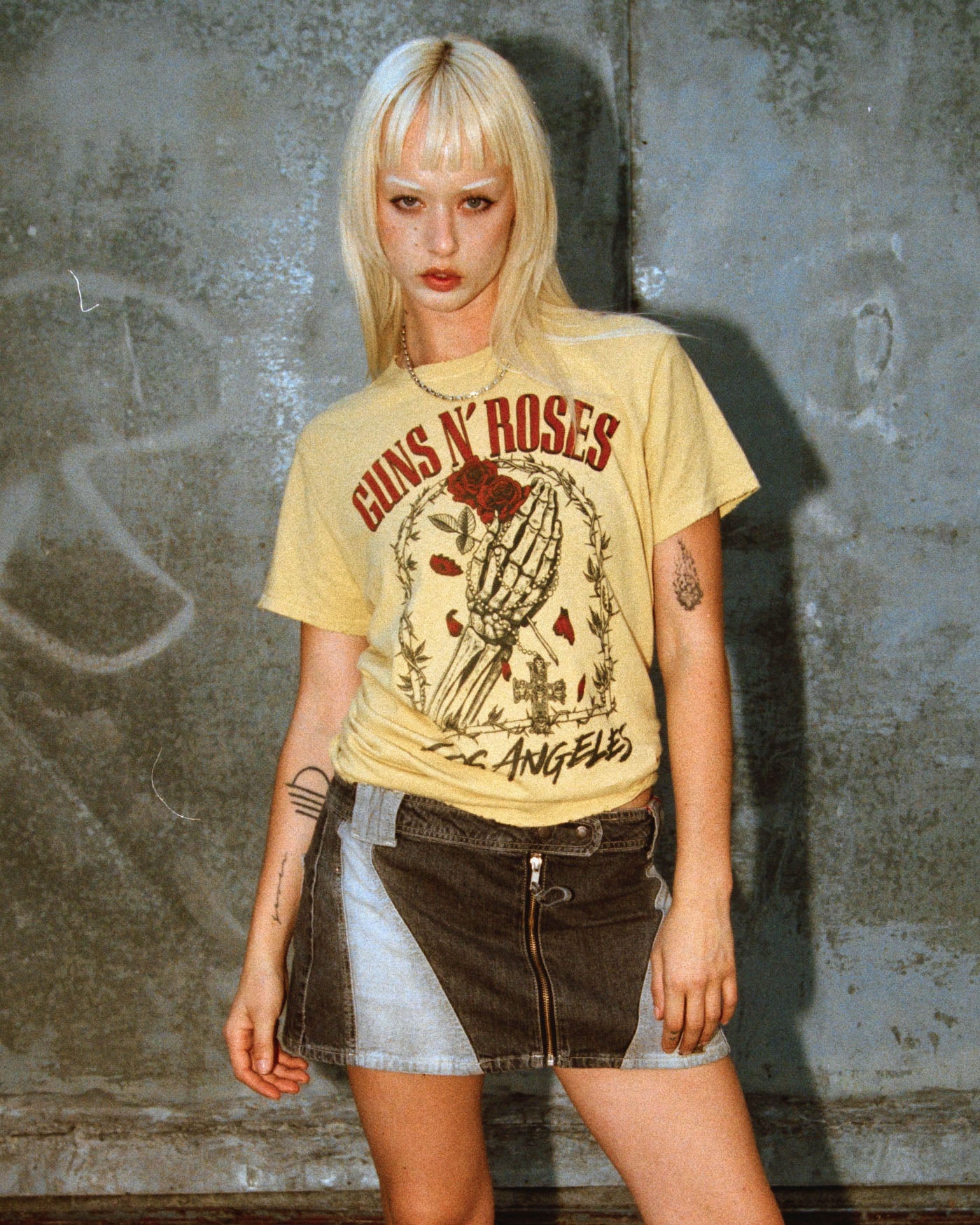 Women's Guns N' Roses Los Angeles Vintage Tee – Junk Food Clothing