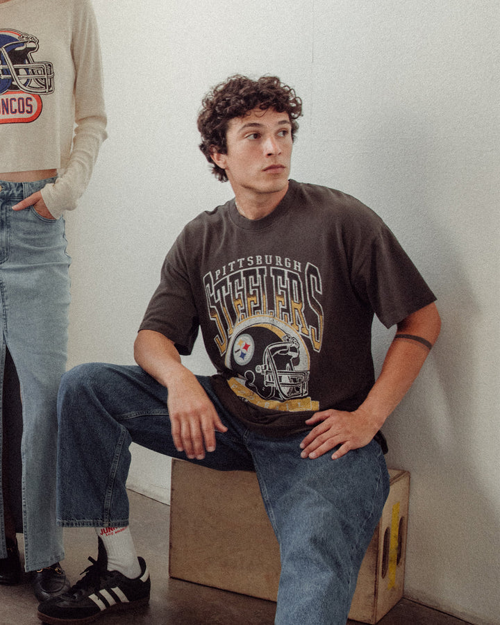 Pittsburgh Steelers Varsity Heavy Weight Tee