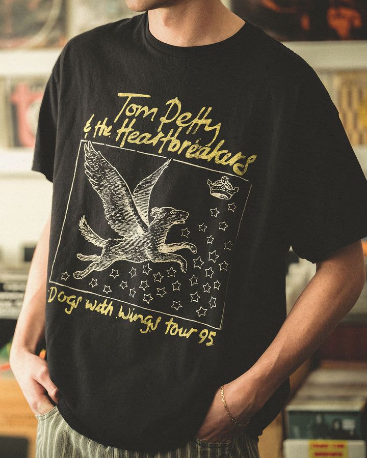 Tom Petty Dogs With Wings Tour '95 Flea Market Tee