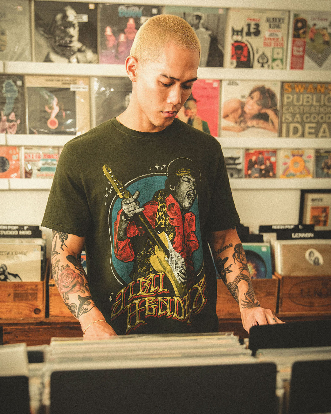 jimi hendrix t shirt dress The Jimi Hendrix experience gray T-shirt