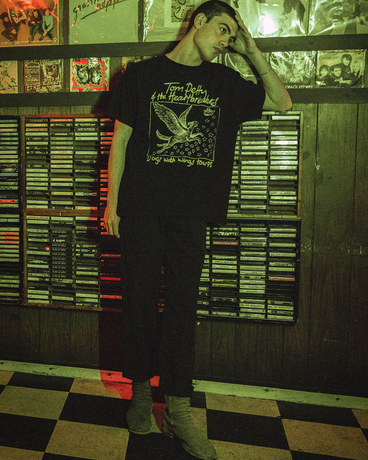 Tom Petty Dogs With Wings Tour '95 Flea Market Tee