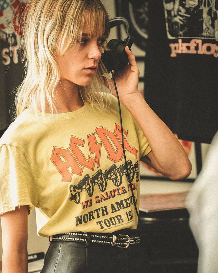 Women's AC/DC North American Tour 1982 Vintage Tee