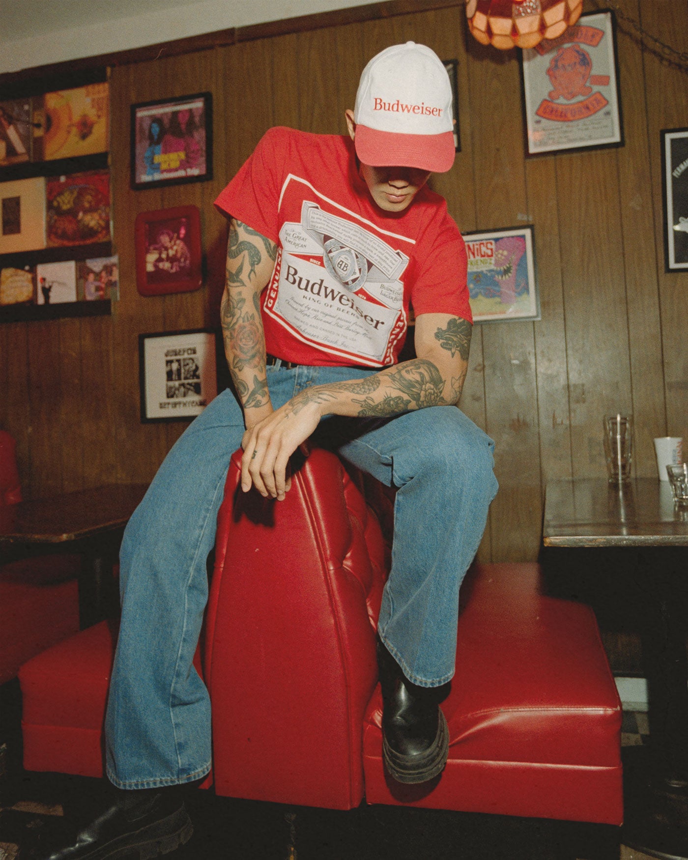 Budweiser Two-Tone Hat – Junk Food Clothing