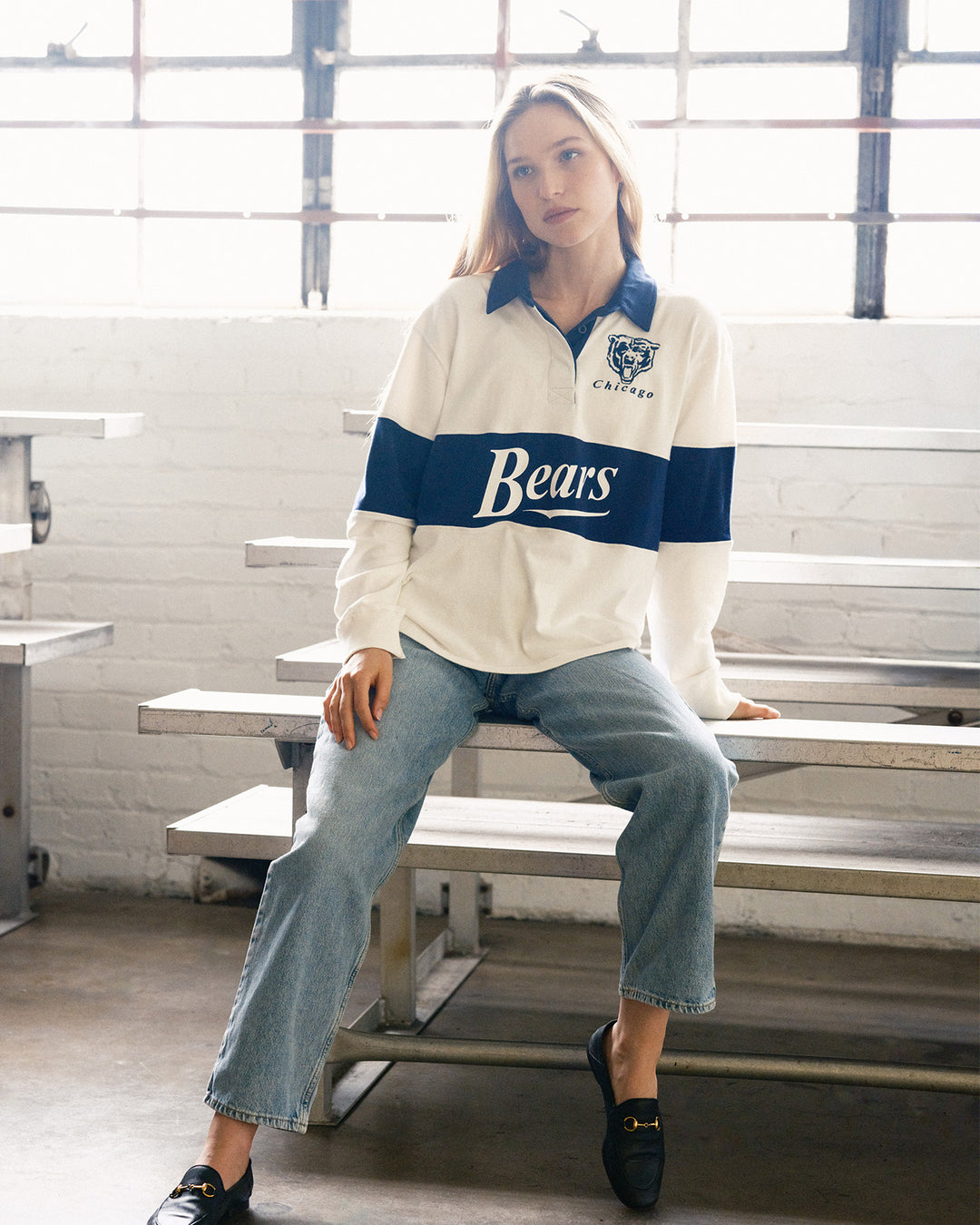 Women's New England Patriots Rugby Shirt