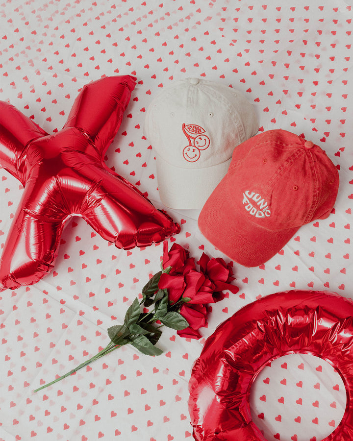 Junk Food Lips Embroidered 90's Cap