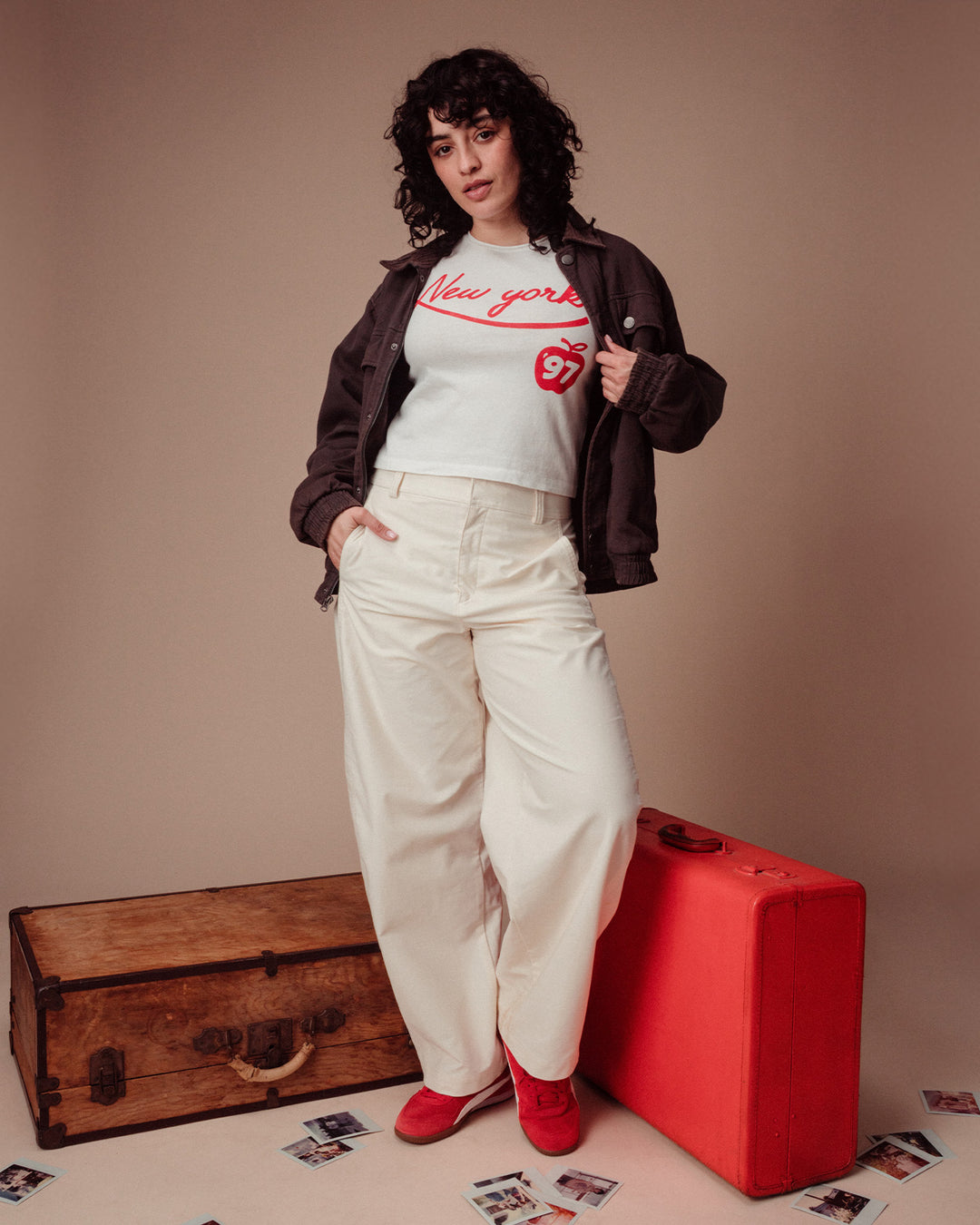 Women's New York '97 Vintage Baby Tee