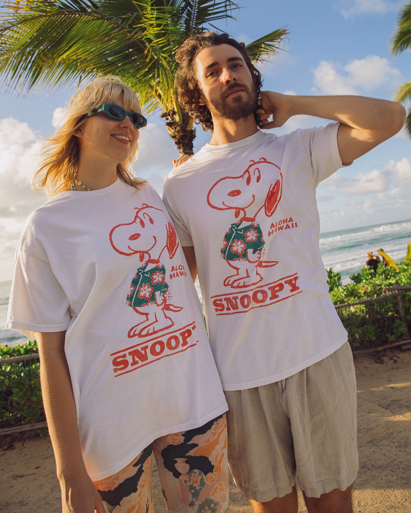 Snoopy Aloha Hawaii Flea Market Tee – Junk Food Clothing