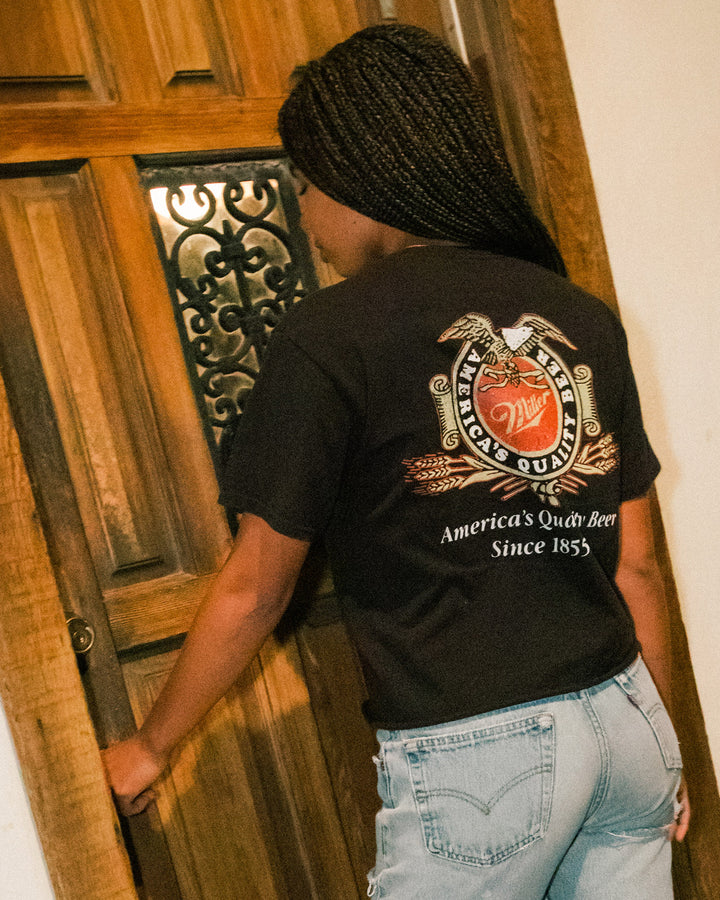 Women's Miller High Life Flea Market Crop