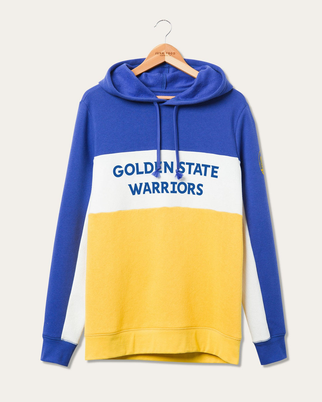 NBA Golden State Warriors Colorblock Hoodie – Junk Food Clothing