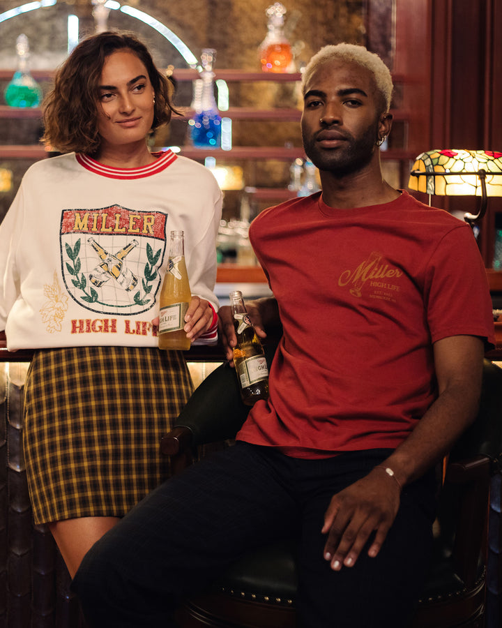 Miller High Life Sportsman's Club Glass Vintage Tee