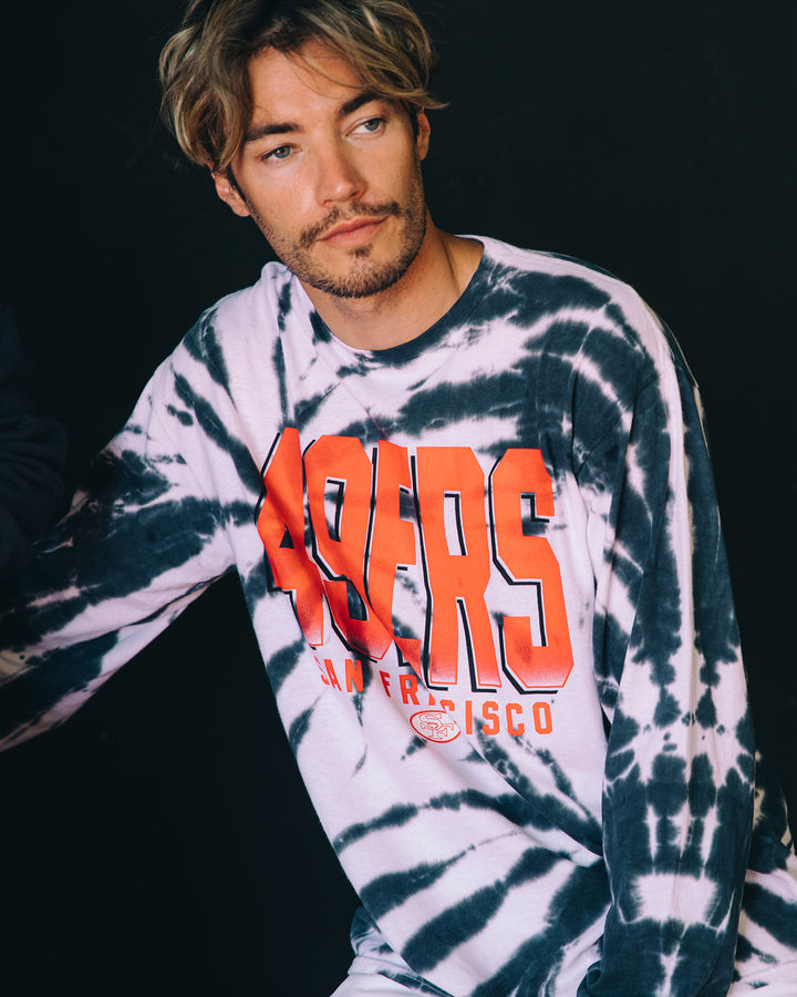 49ers Game Time Tie Dye Long Sleeve