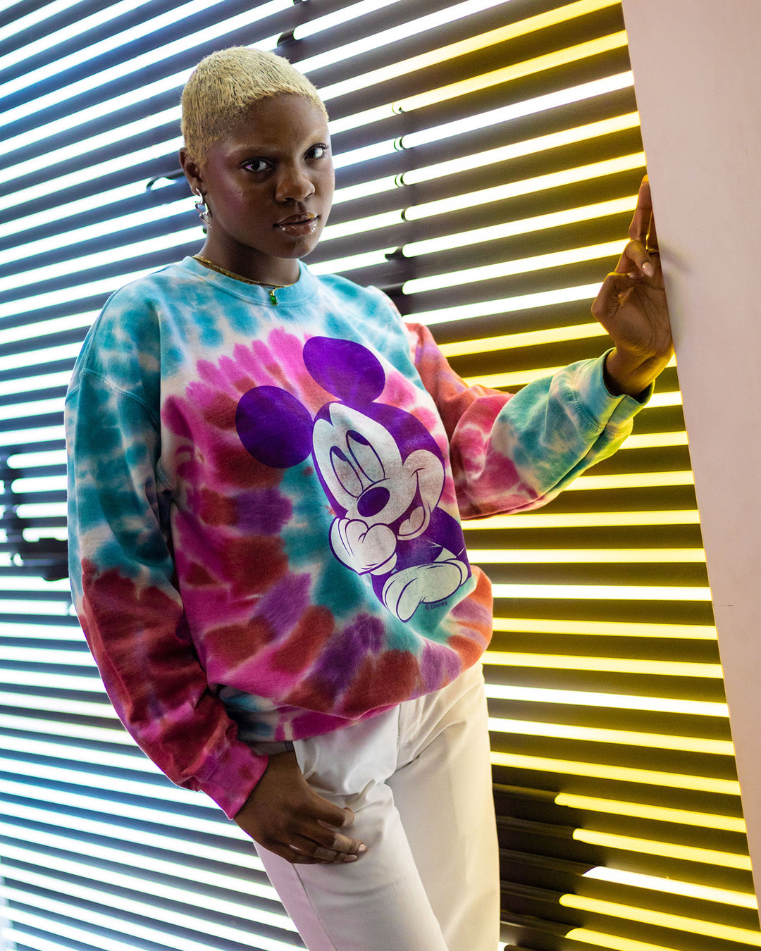 Mickey Tie Dye Flea Market Fleece