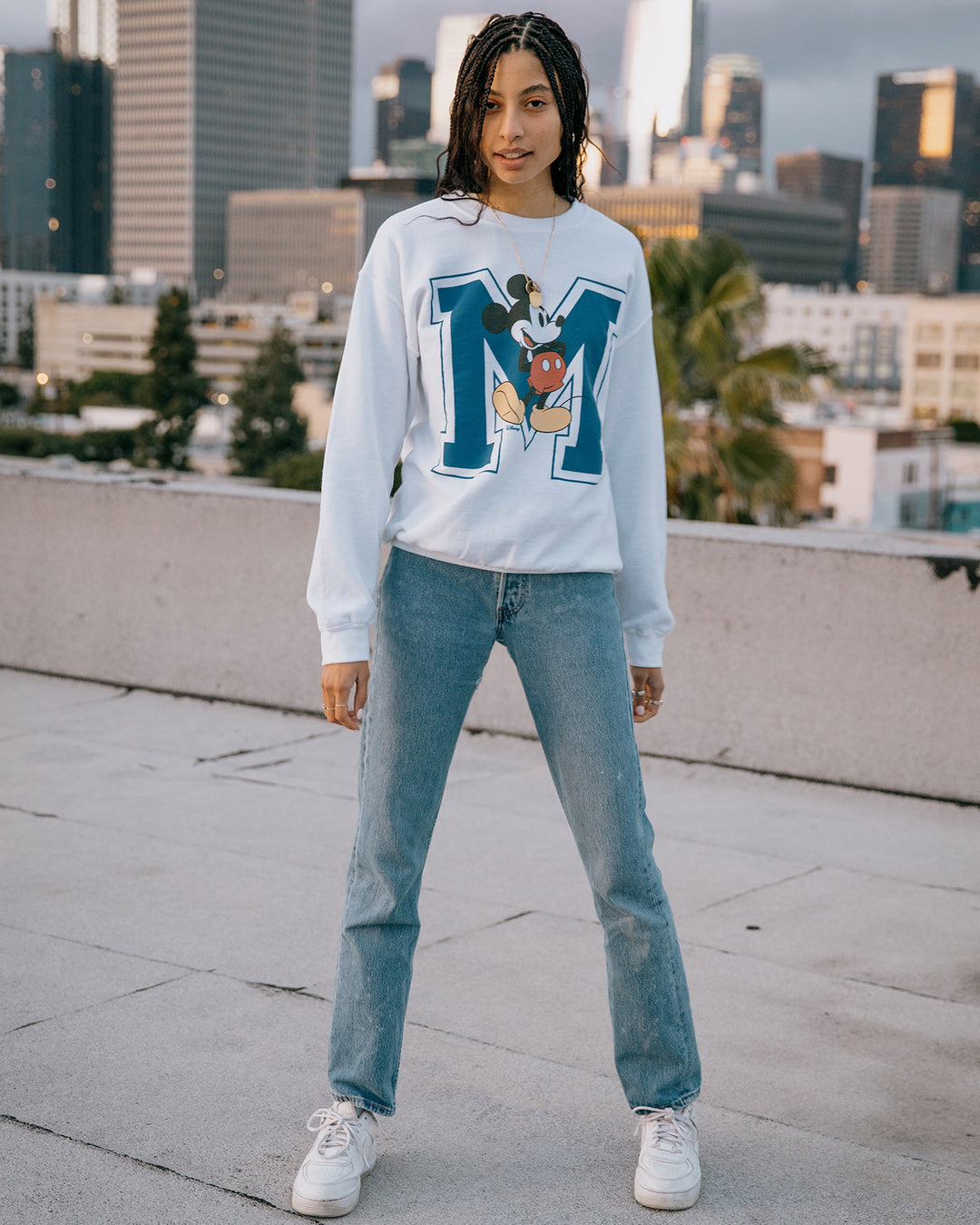 Mickey Big M Flea Market Fleece