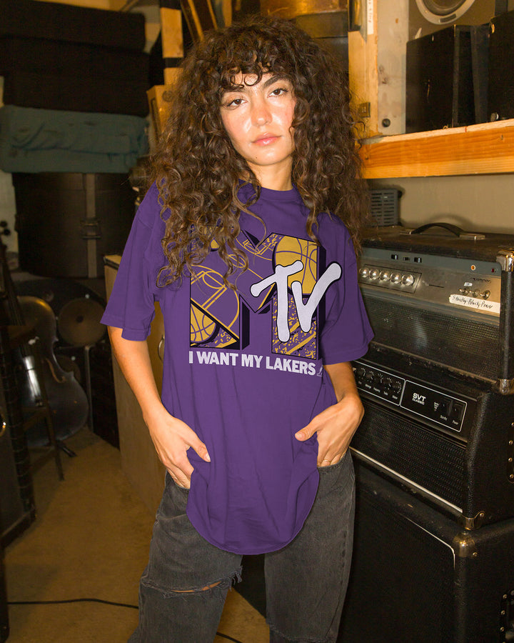 Lakers x MTV I Want My Fan Tee