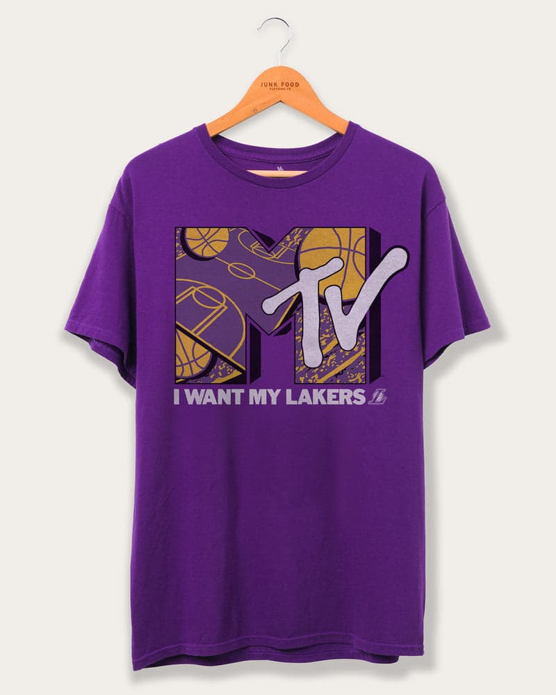 Lakers x MTV I Want My Fan Tee