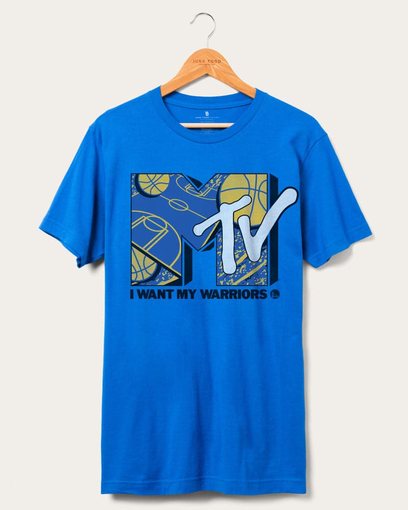 Warriors x MTV I Want My Fan Tee