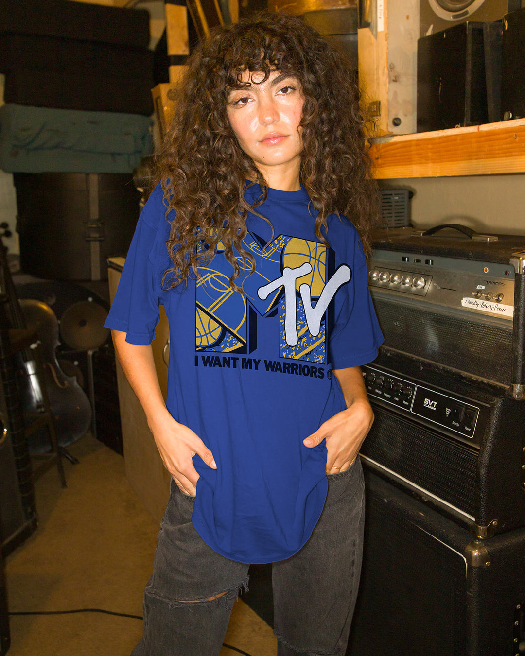 Warriors x MTV I Want My Fan Tee