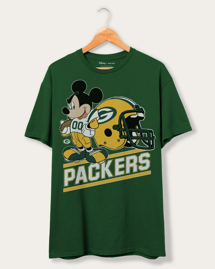 Packers Disney Mickey Came to Play Fan Tee