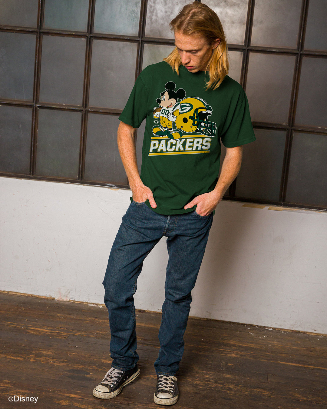 Packers Disney Mickey Came to Play Fan Tee
