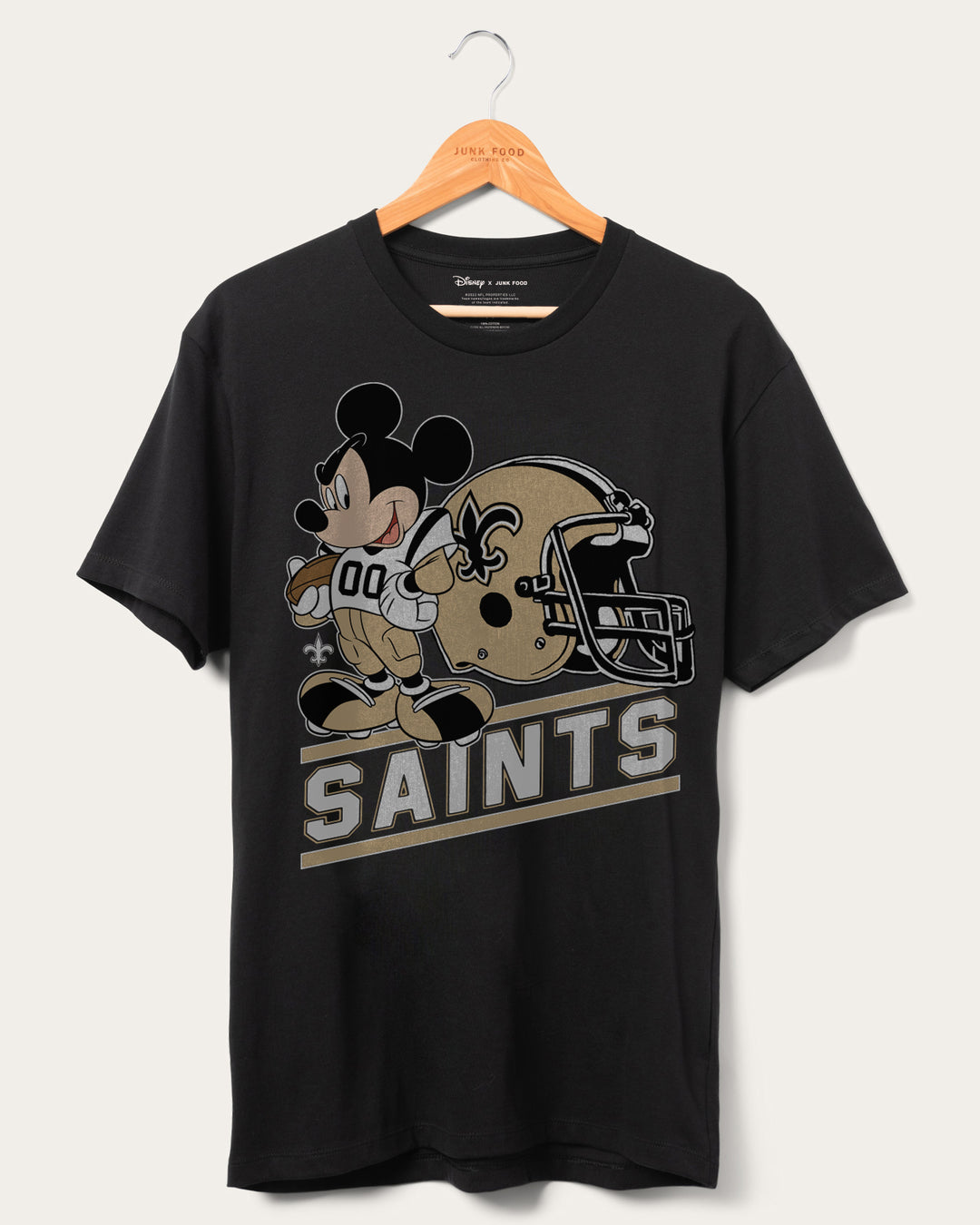 Saints Disney Mickey Came to Play Fan Tee