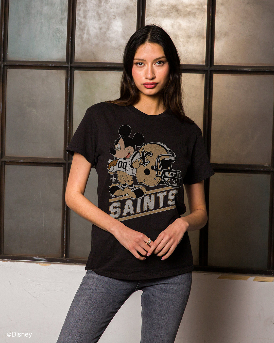 Saints Disney Mickey Came to Play Fan Tee