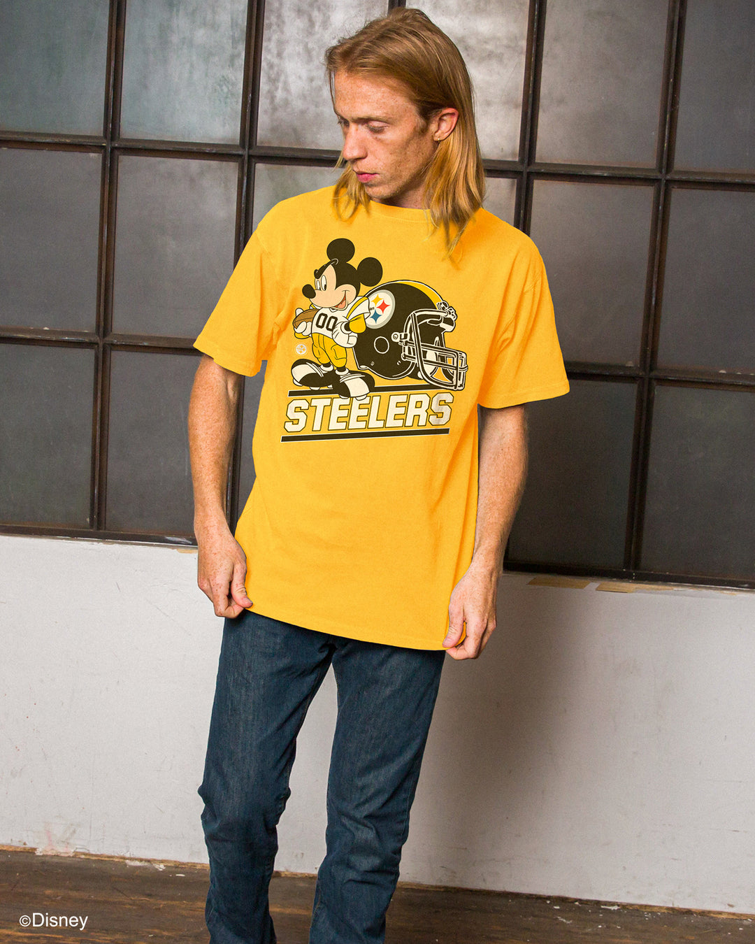 Steelers Disney Mickey Came to Play Fan Tee