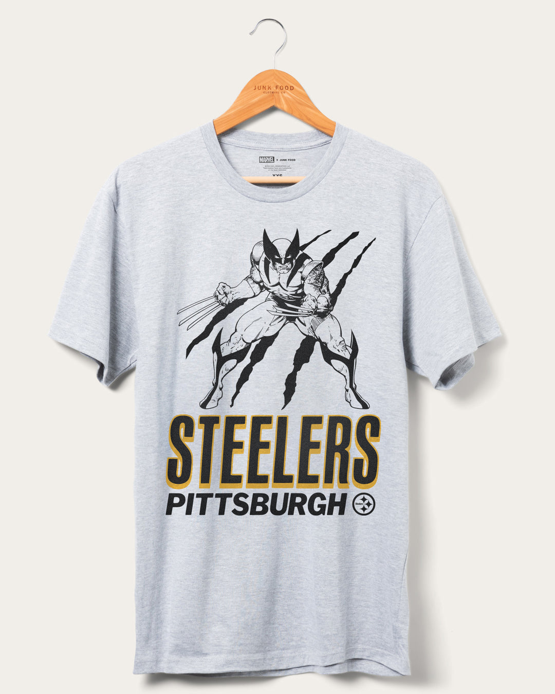 Steelers Marvel Wolverine Slash Tee
