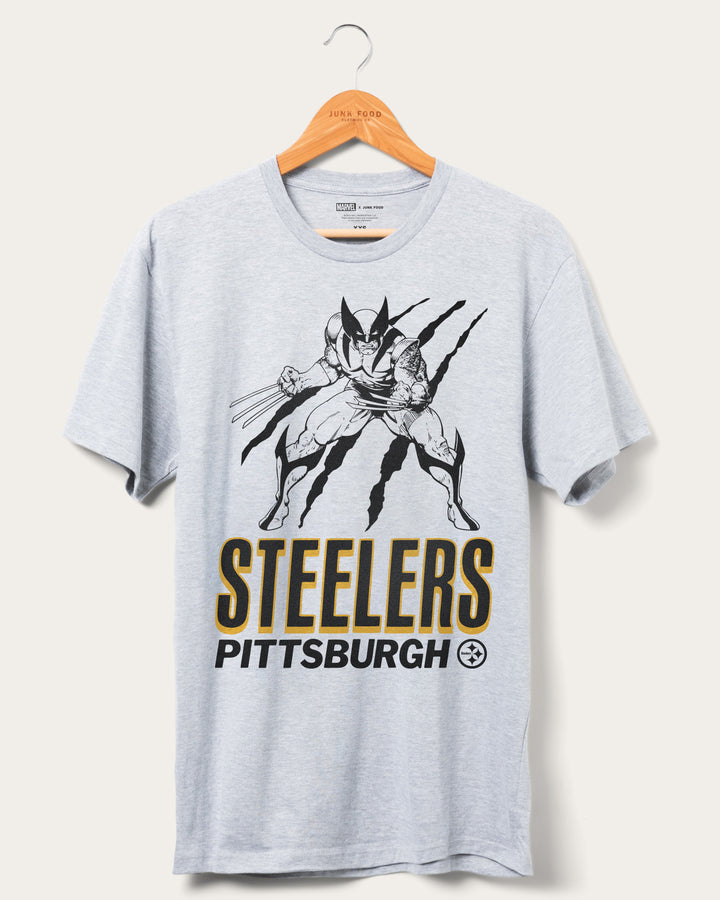 Steelers Marvel Wolverine Slash Tee