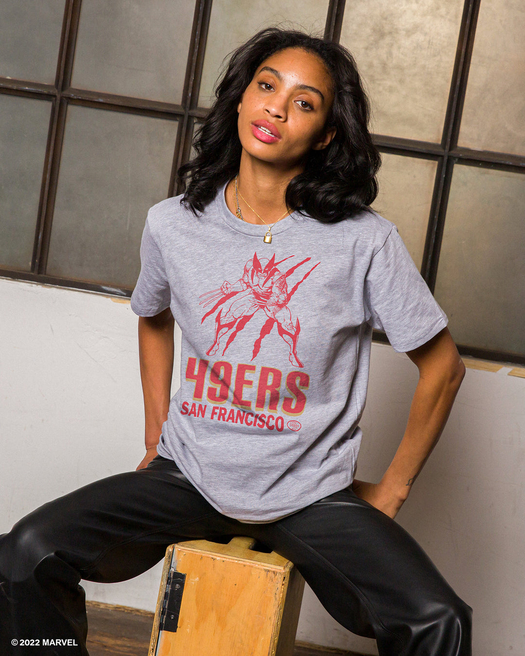 49ers Marvel Wolverine Slash Tee