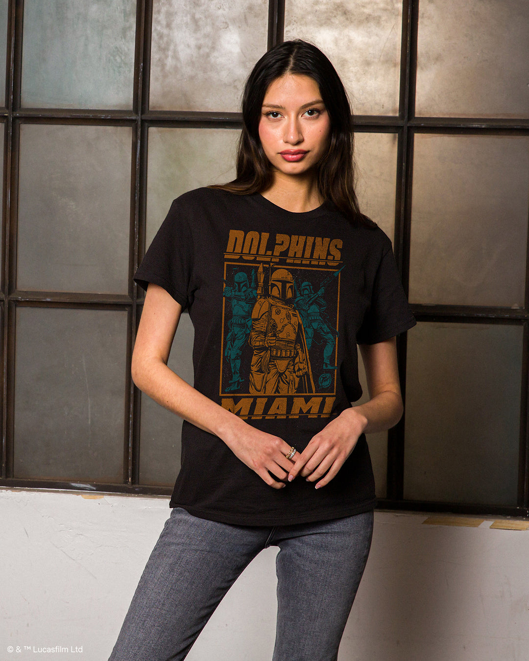 Dolphins Star Wars ™ Boba Fett Showdown Fan Tee